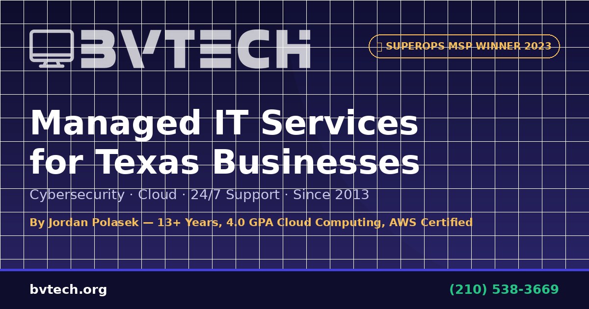 IT Services San Antonio, TX — Managed IT, Cybersecurity & Cloud